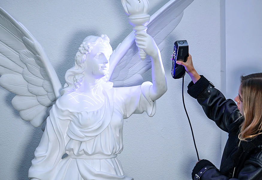 3D scanning a sculpture
