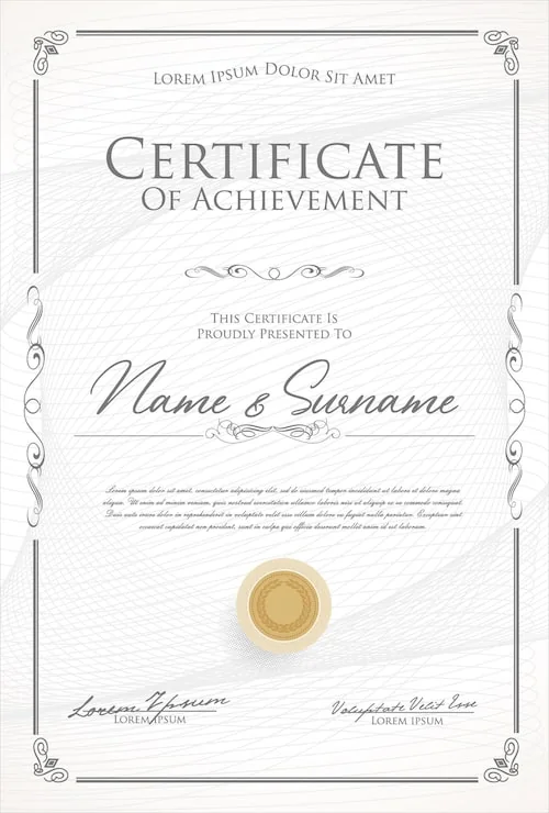 SCANOLOGY certificate